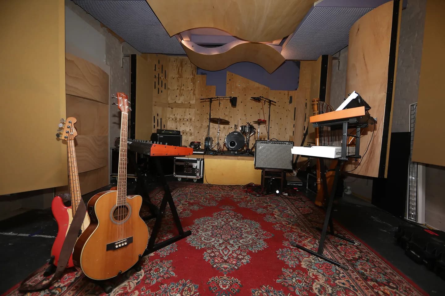 Baketown Studio live room for recording
